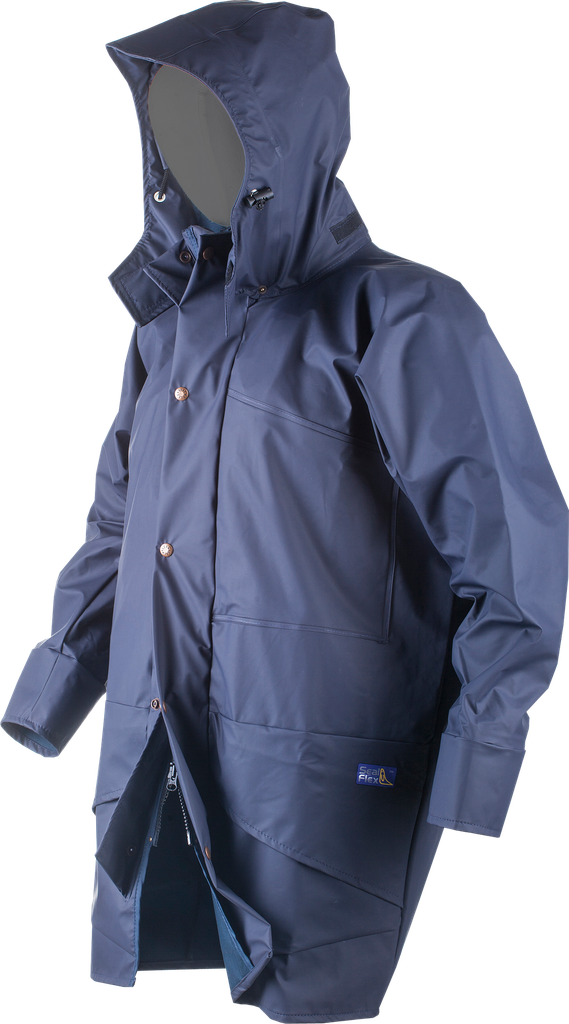 SealFlex Parka. Superior wet weather protection. Outdoor clothes suitable for activities such as construction, farming, hunting, fishing, hiking or camping. Water repellent rain gear. 