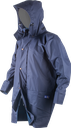 Parka SealFlex. Protección superior contra las inclemencias del tiempo. La Parka SealFlex es impermeable y cortavientos. Material ligero, transpirable y cómodo de alta calidad fabricado en la UE. Abrigo con dos bolsillos exteriores y bolsillos interiores con cremallera en el pecho. Capucha de protección contra tormentas para el rostro. Ropa exterior ideal para actividades como construcción, agricultura o actividades recreativas como caza, pesca, senderismo o camping.