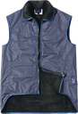 SealFlex Fleece Vest. Superior wet weather protection. Thick polyester fleece lined. High-quality lightweight, breathable, and comfortable material. Fleece Vest with exterior and interior pockets. Water repellent rain gear.