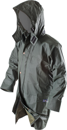 SealFlex Parka. Superior wet weather protection. Outdoor clothes suitable for activities such as construction, farming, hunting, fishing, hiking or camping. Water repellent rain gear. 